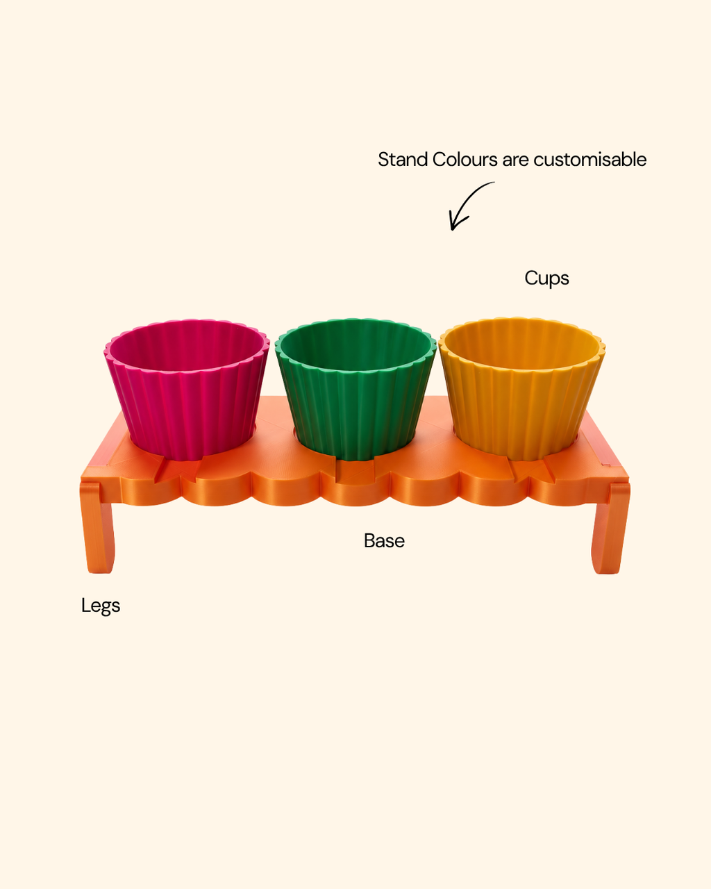One-Tier Sensory Cup Stand
