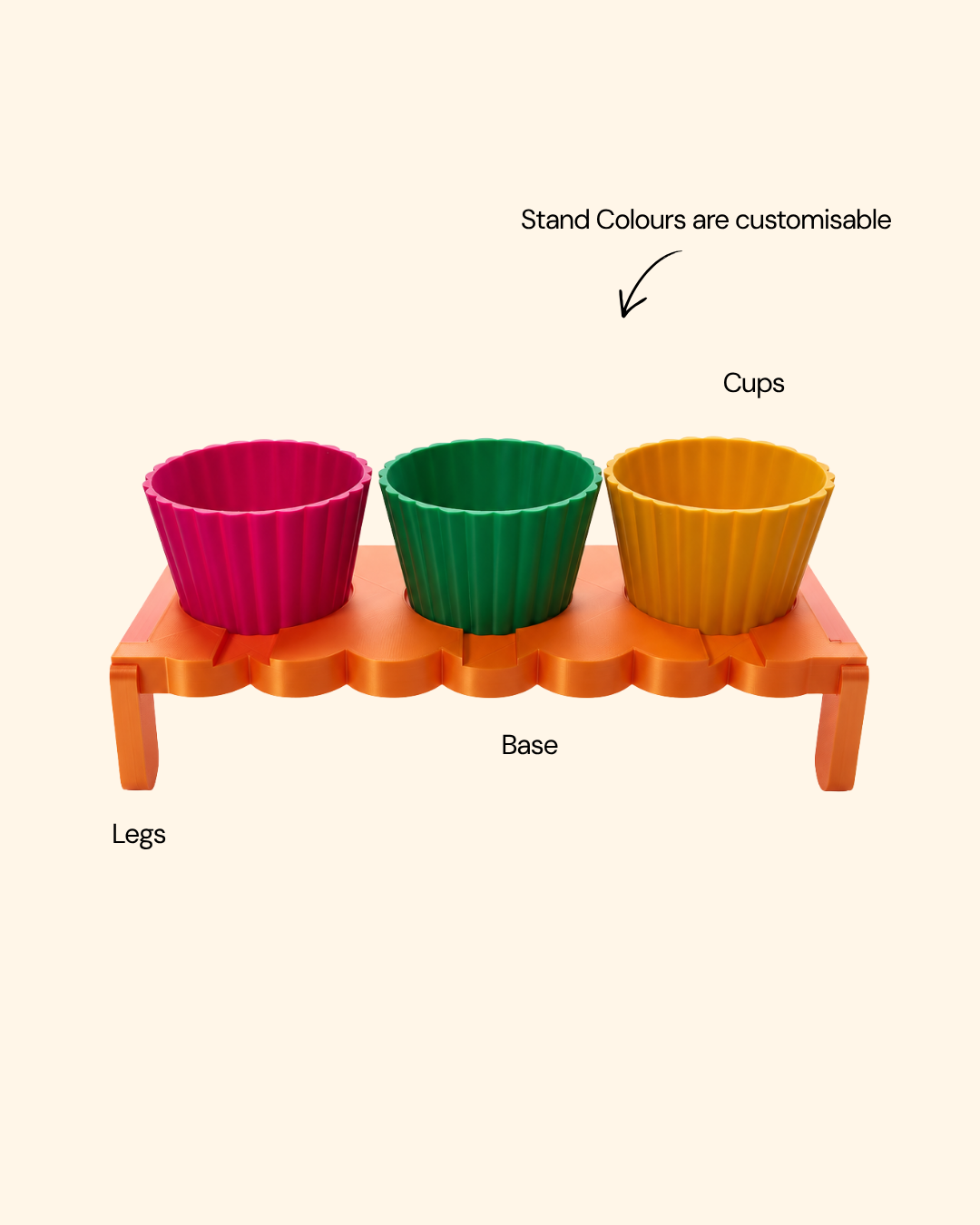 One-Tier Sensory Cup Stand