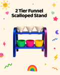Two-Tier Sensory Funnel Stand