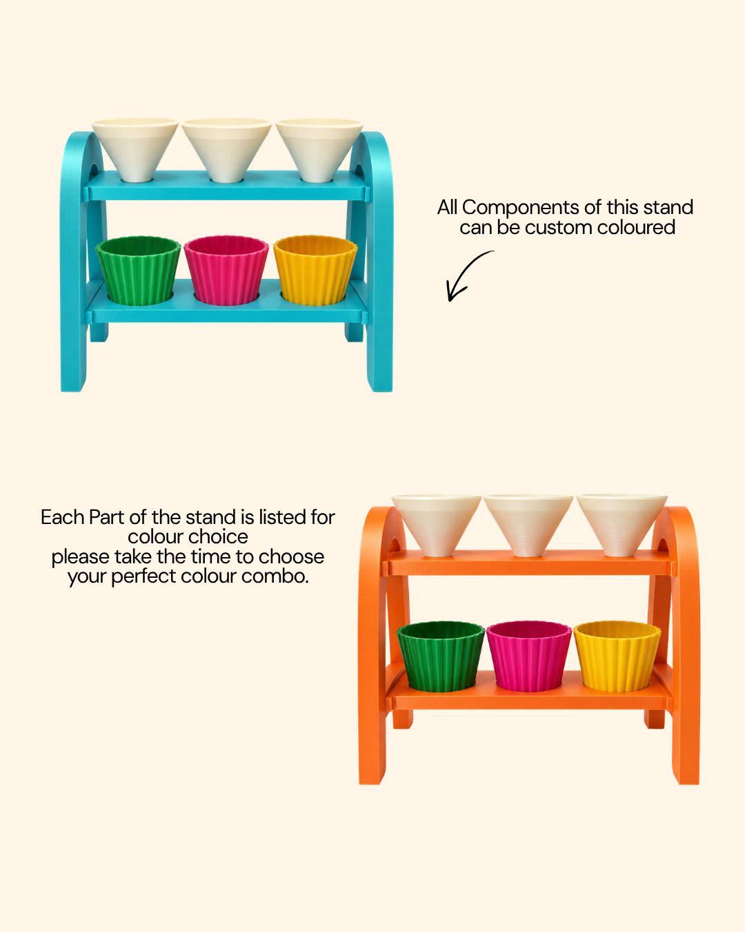 Two-Tier Sensory Funnel Stand