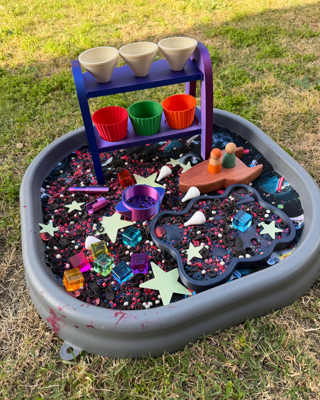 Two-Tier Sensory Funnel Stand