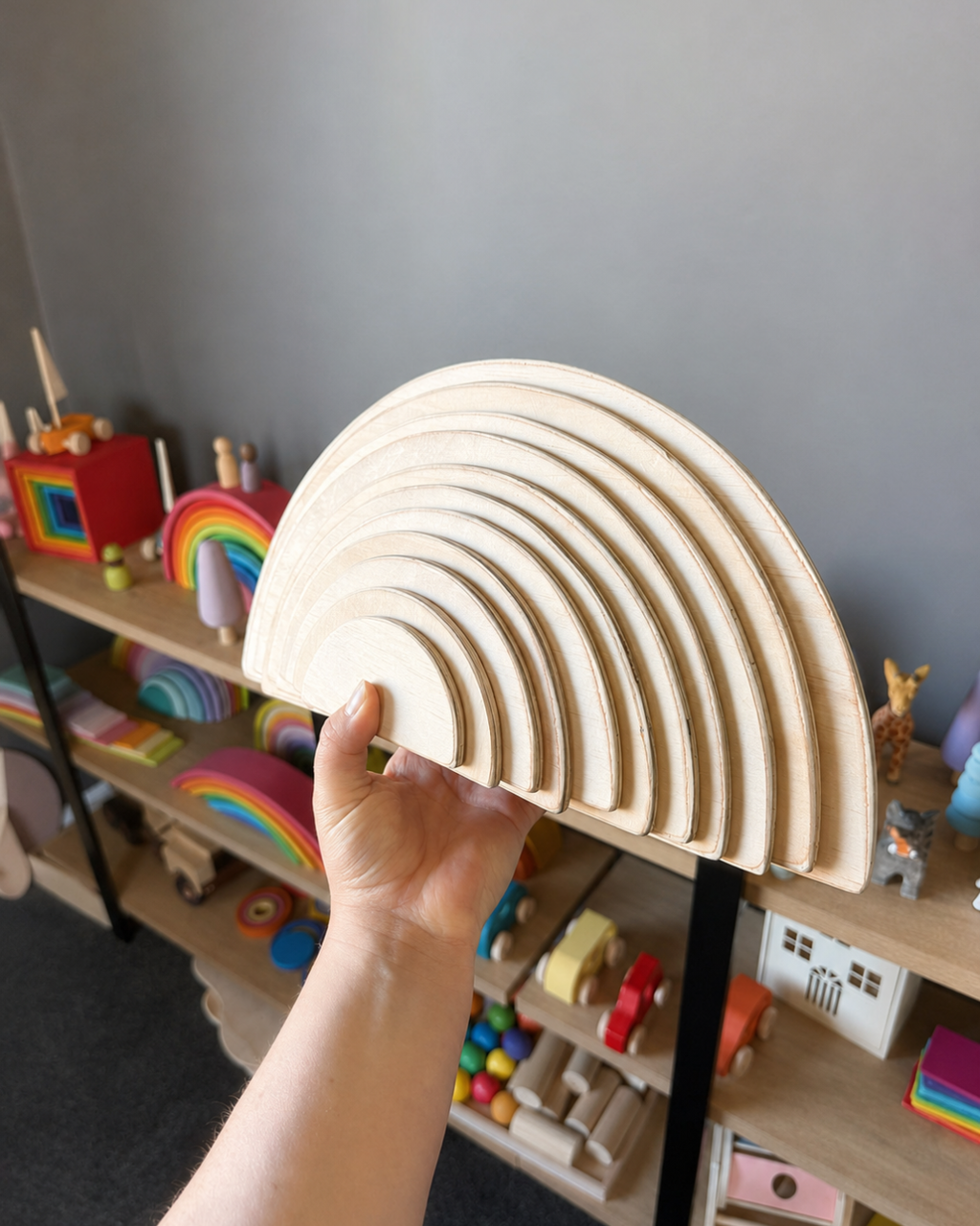 Classic Wooden Semi Circles