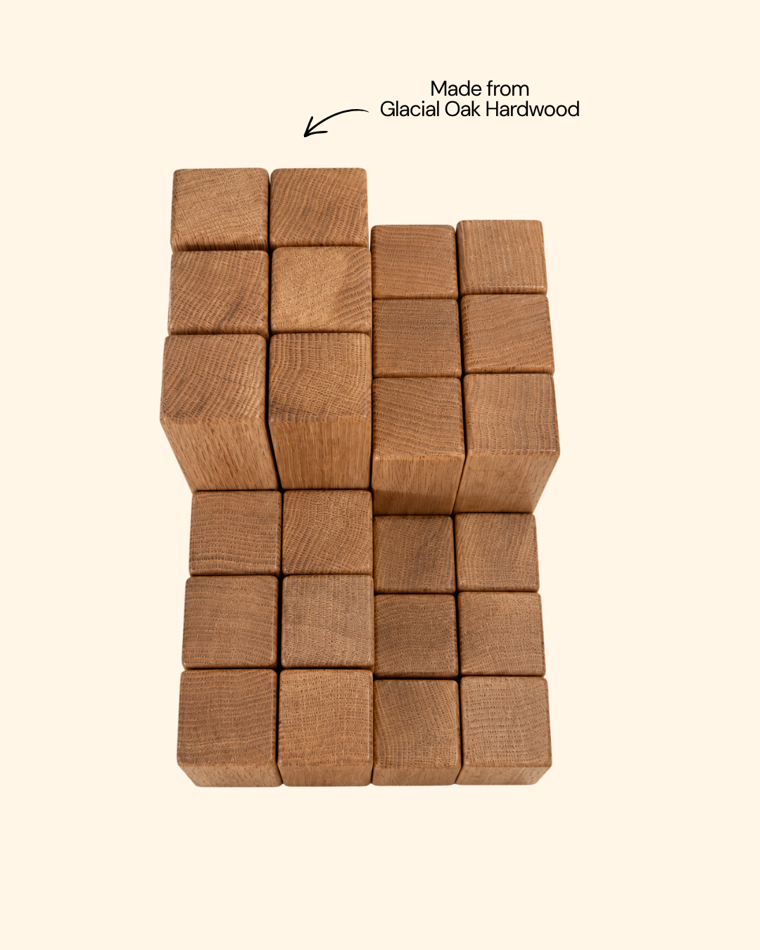 Natural 24 Piece Wooden Block Set