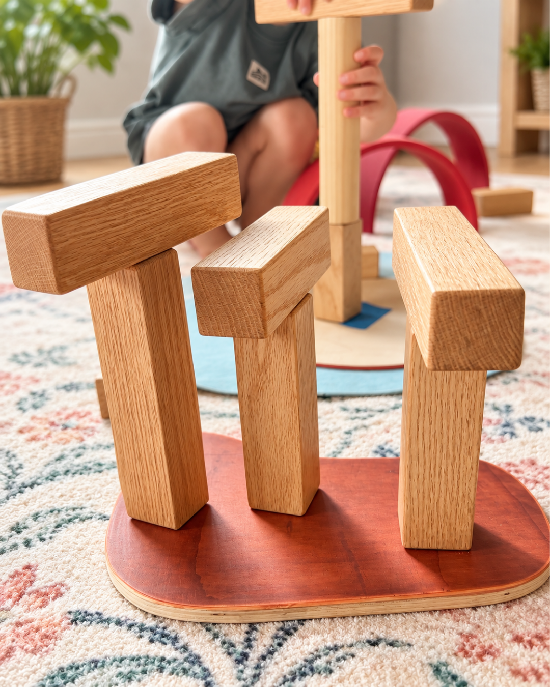 Natural 24 Piece Wooden Block Set