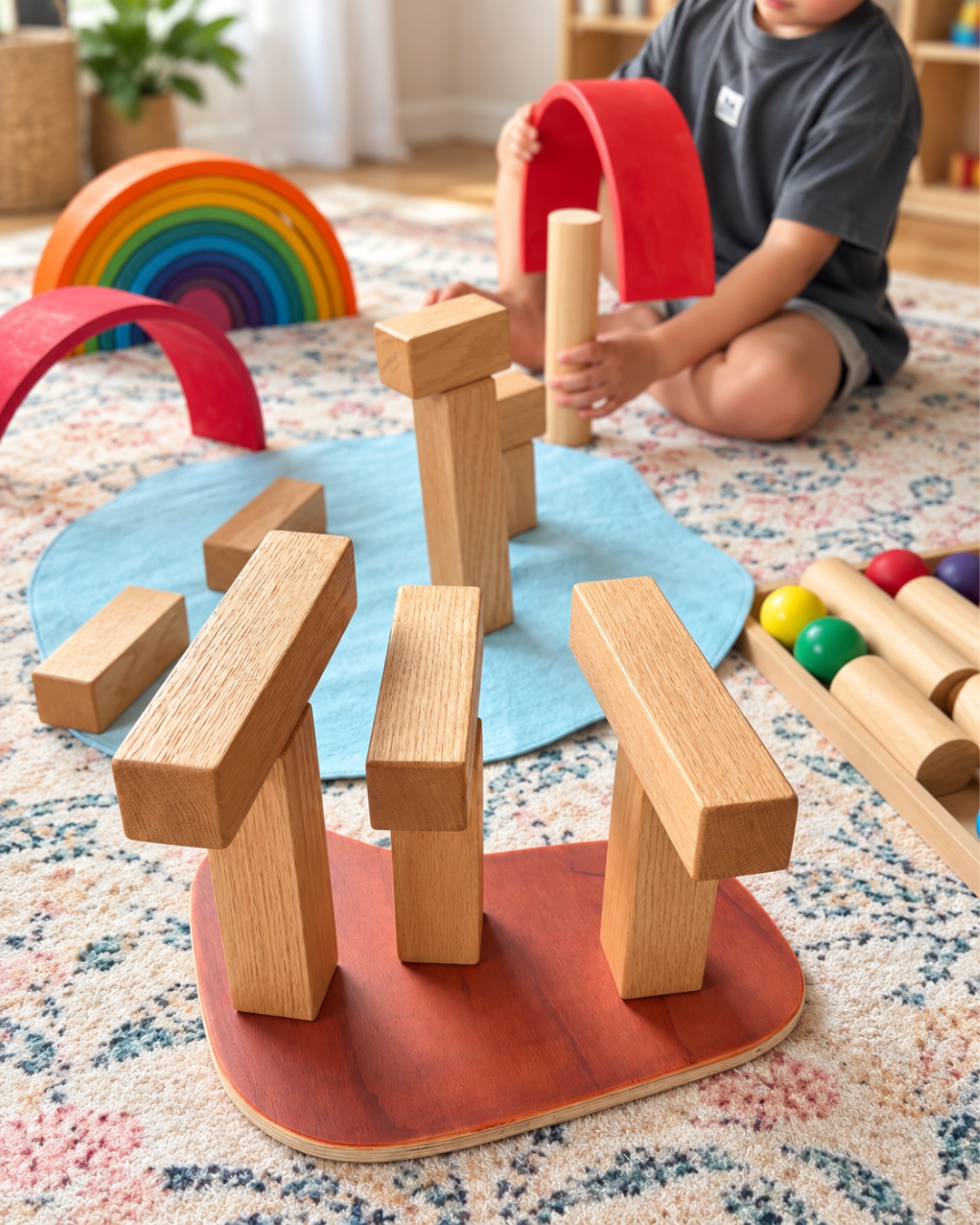 Natural 24 Piece Wooden Block Set