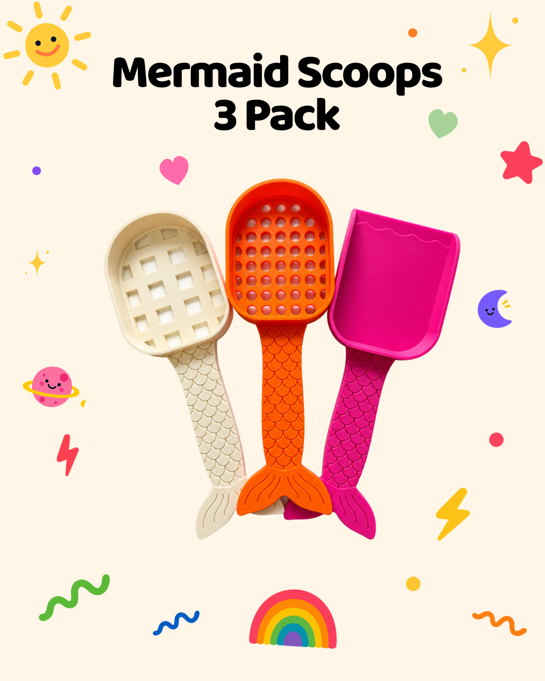 Mermaid Scoops 3 Pack