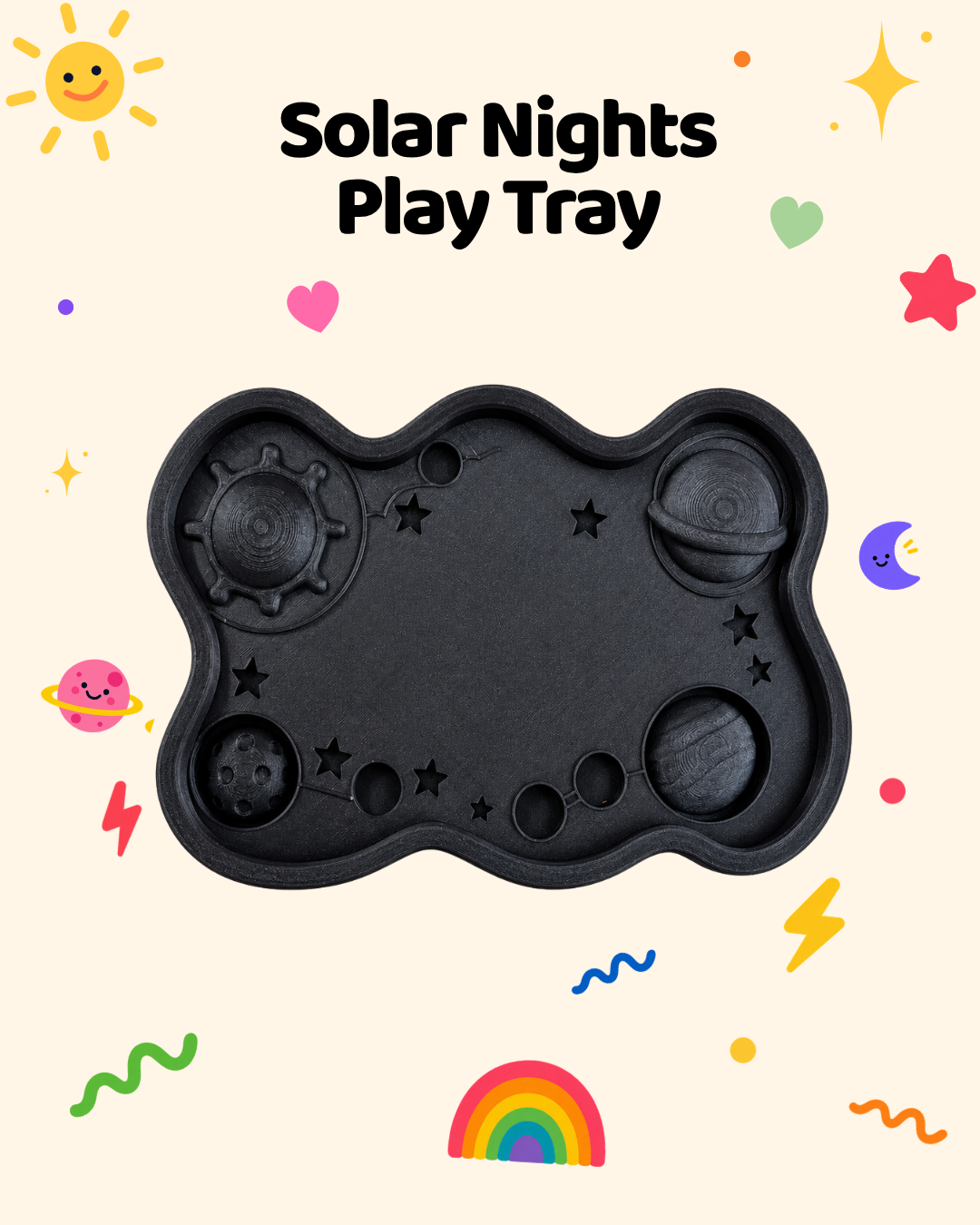 Solar Nights Sensory Tray