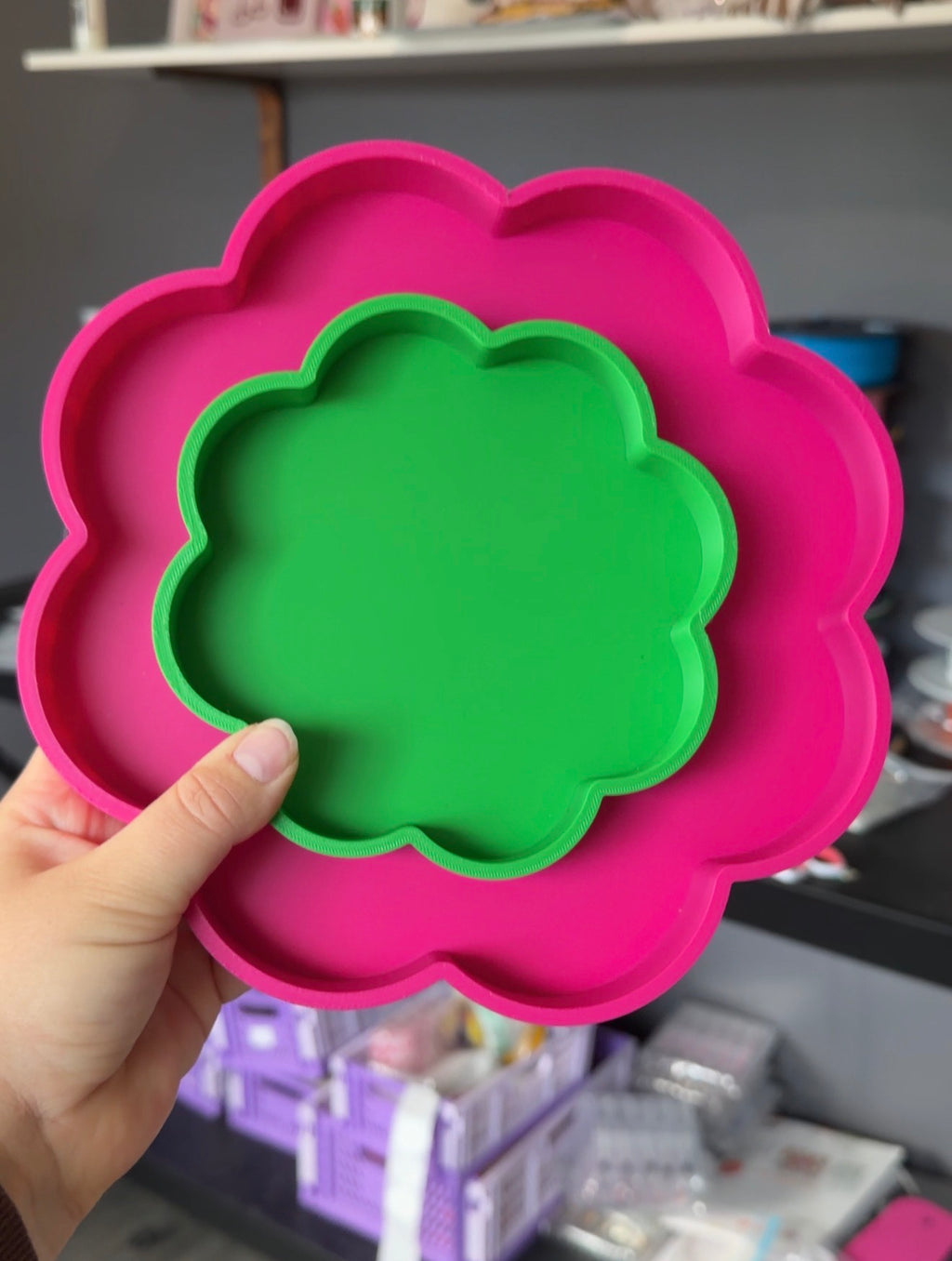 Scalloped Sensory Trays