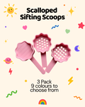 Scallop Sifting Scoops 3 Pack