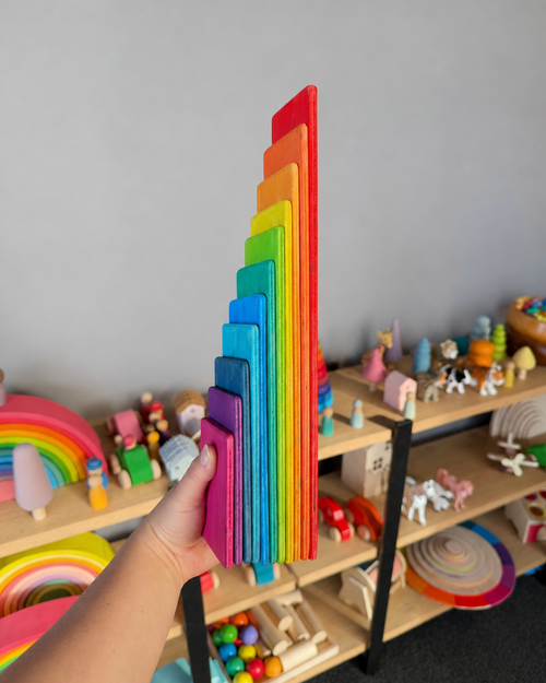 Classic Rainbow Wooden Planks