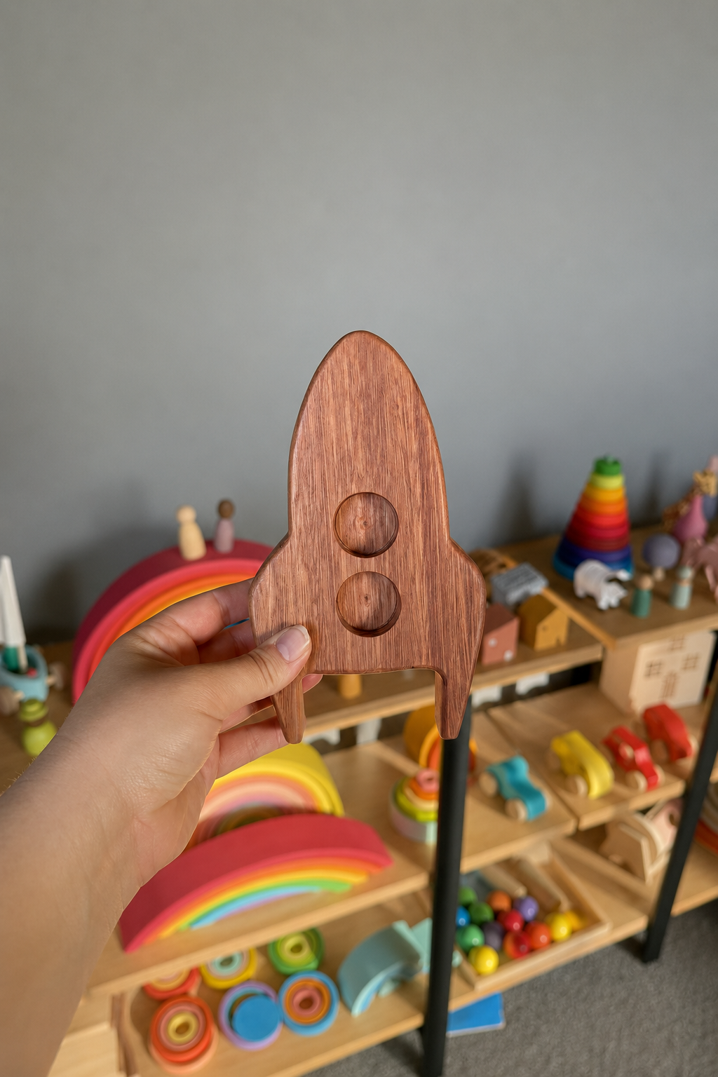 Jarrah Wooden Rocket